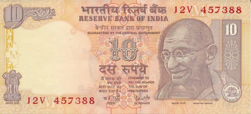 INR Индийская рупия
